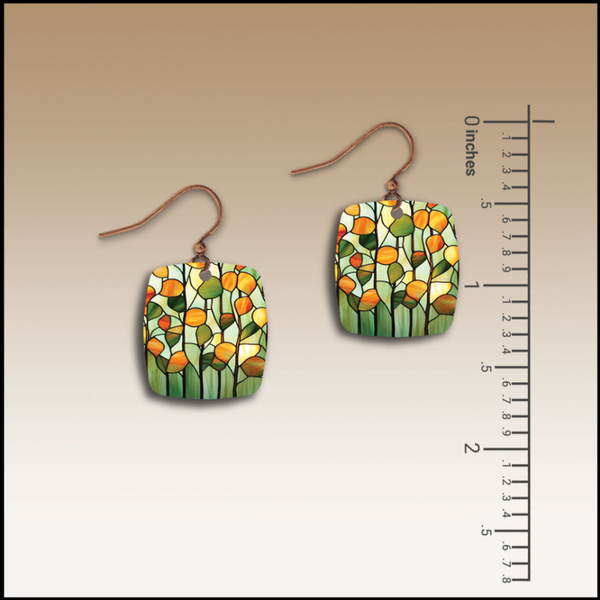 Stained Glass Drop Earrings