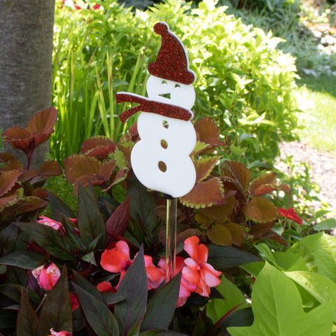 Snowman Garden Stake