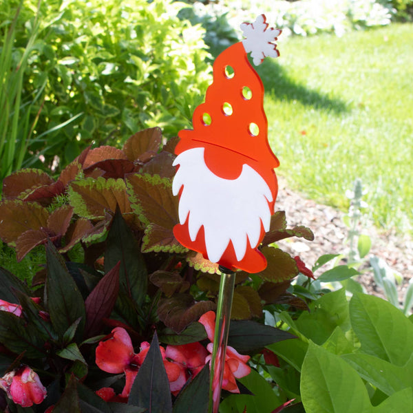 Santa Gnome Garden Stake