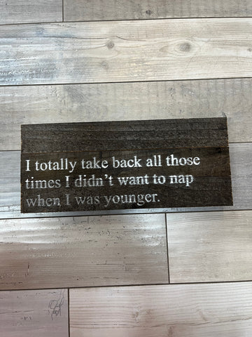 Nap Sign