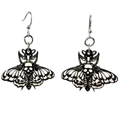 Death Moth Earrings