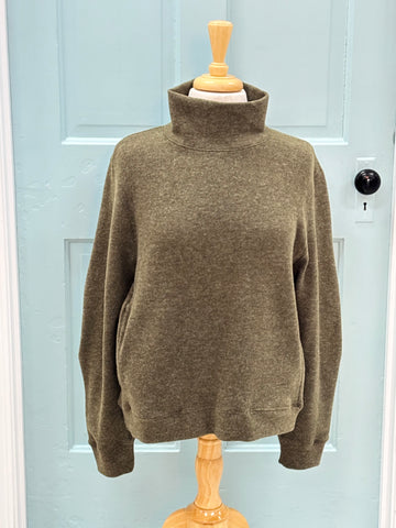 Moss Mock Neck Top
