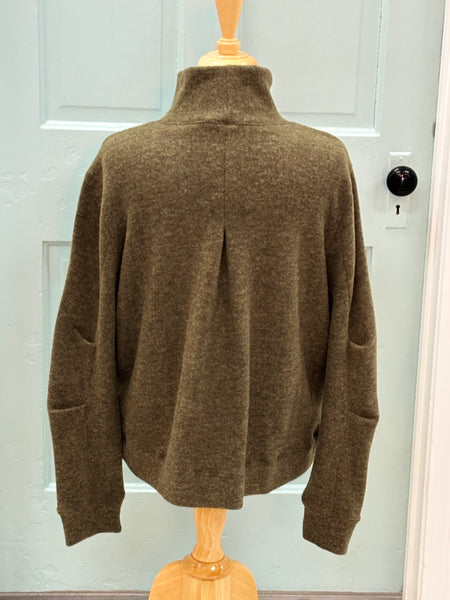 Moss Mock Neck Top