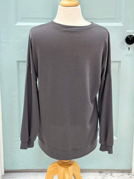 Charcoal Hi-Lo Top