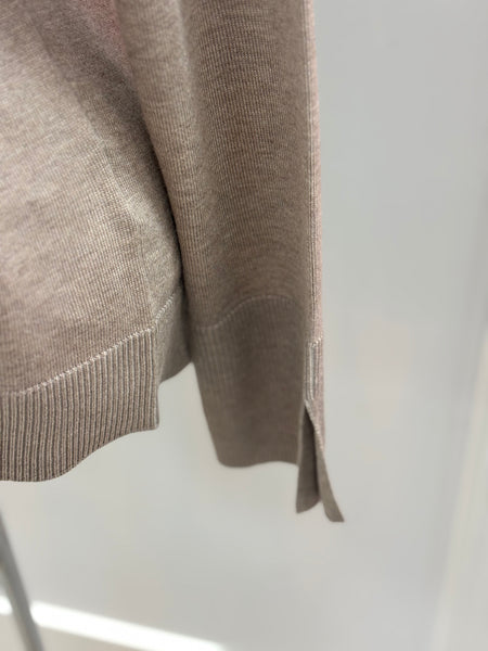 Oatmeal Turtleneck Top