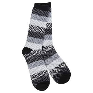 Gem Crew Black Multi Socks