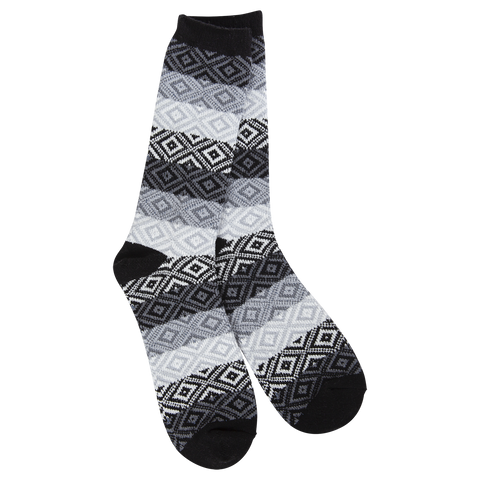 Gem Crew Black Multi Socks