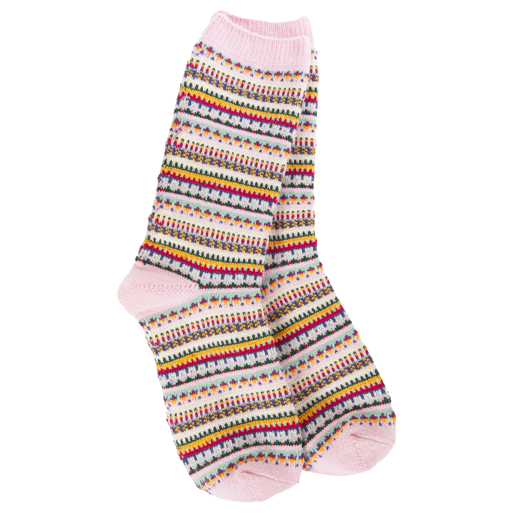 Boho Crew Pink Stripe
