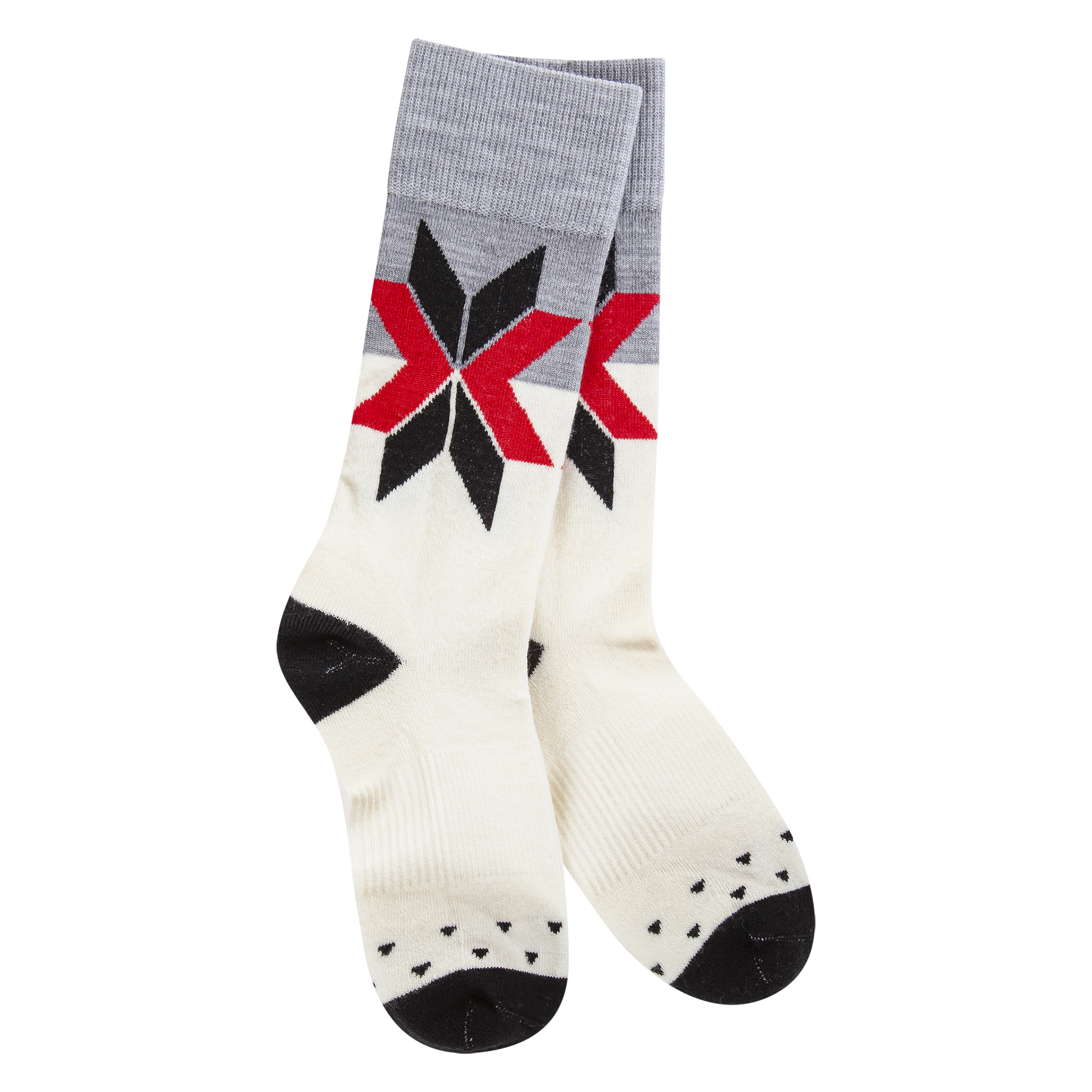 Woods Crew Neutral Fair Isle