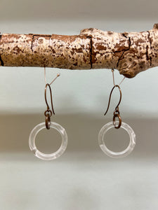 Clear Lucite Earrings