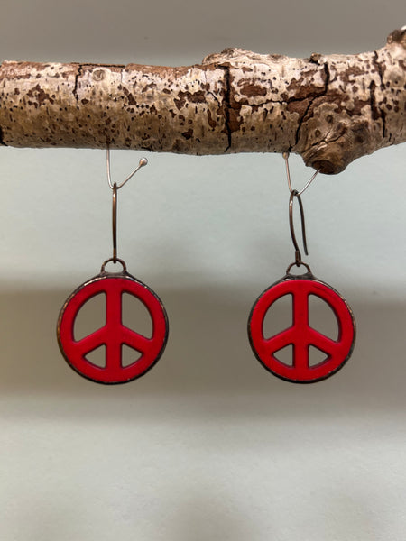 Colorful Peace Earrings