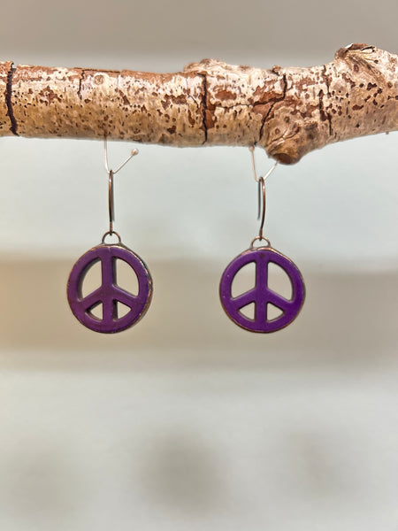 Colorful Peace Earrings