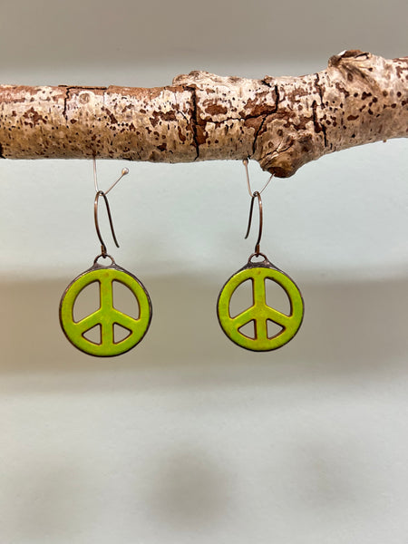 Colorful Peace Earrings