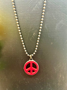 Colorful Peace Necklace
