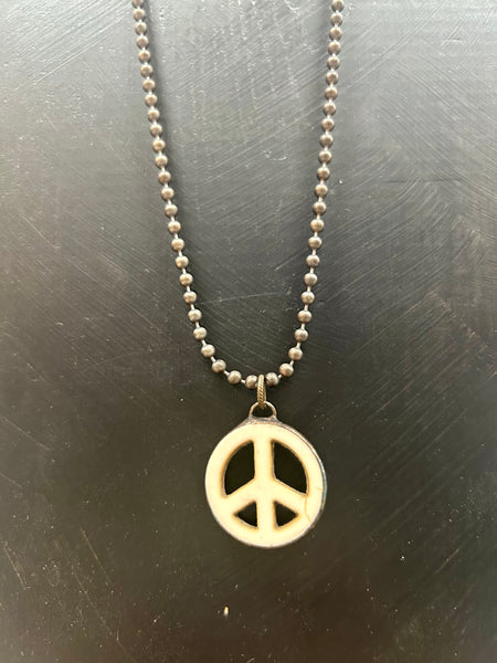 Colorful Peace Necklace