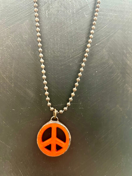 Colorful Peace Necklace