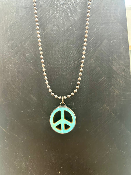 Colorful Peace Necklace