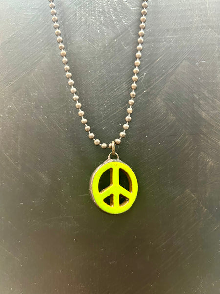 Colorful Peace Necklace