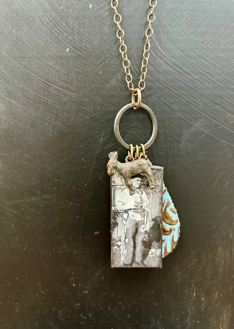 Texas Donkey Necklace
