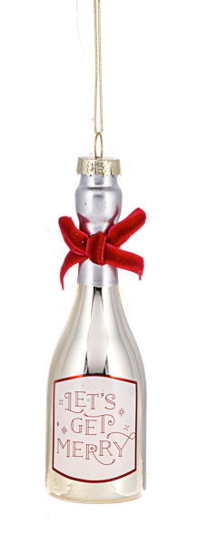Champagne Bottle Ornament
