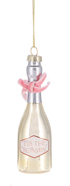 Champagne Bottle Ornament