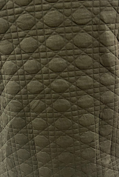 Olive Quilted Vest