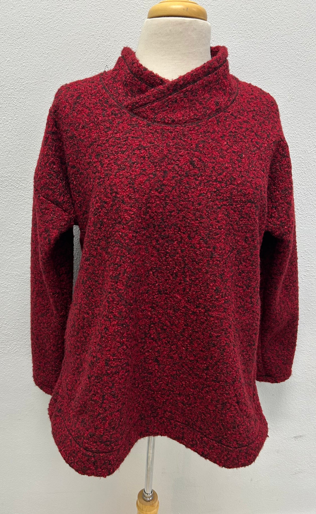 Boucle Cherry Top