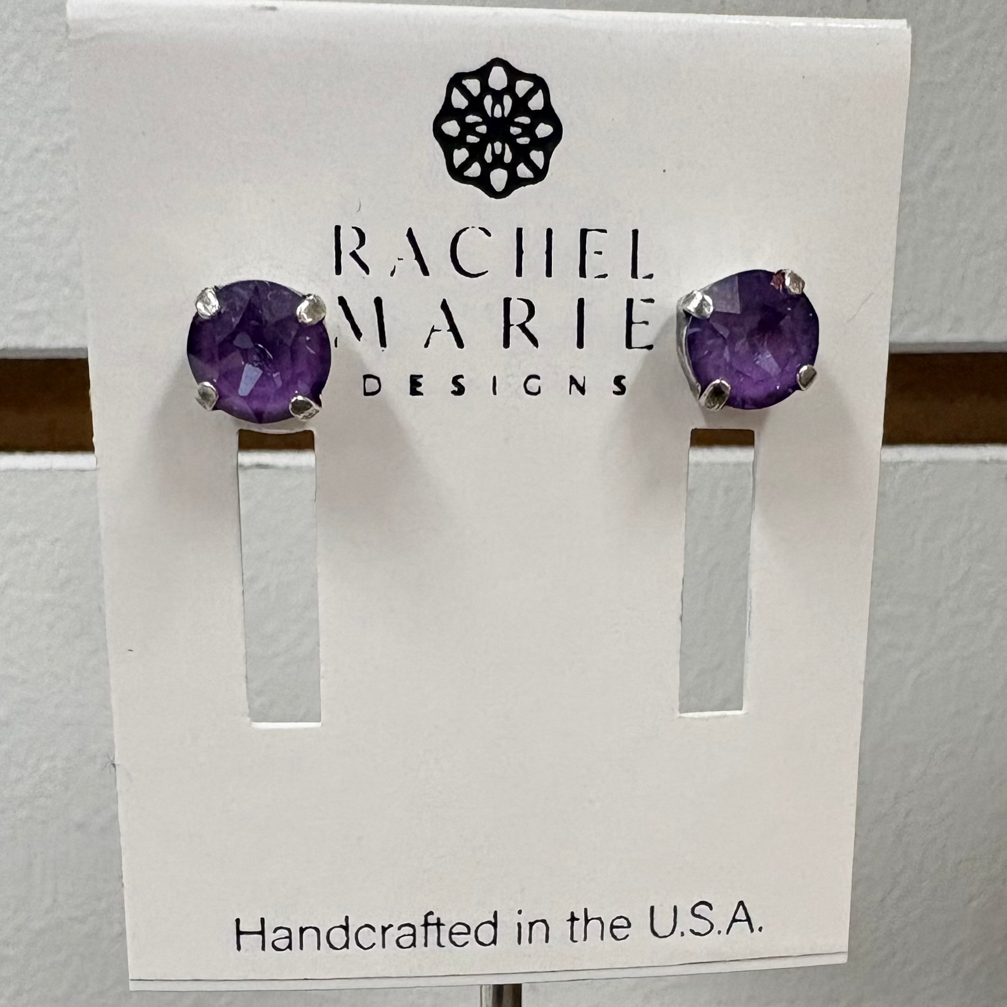 Jen Earrings Purple Ignite