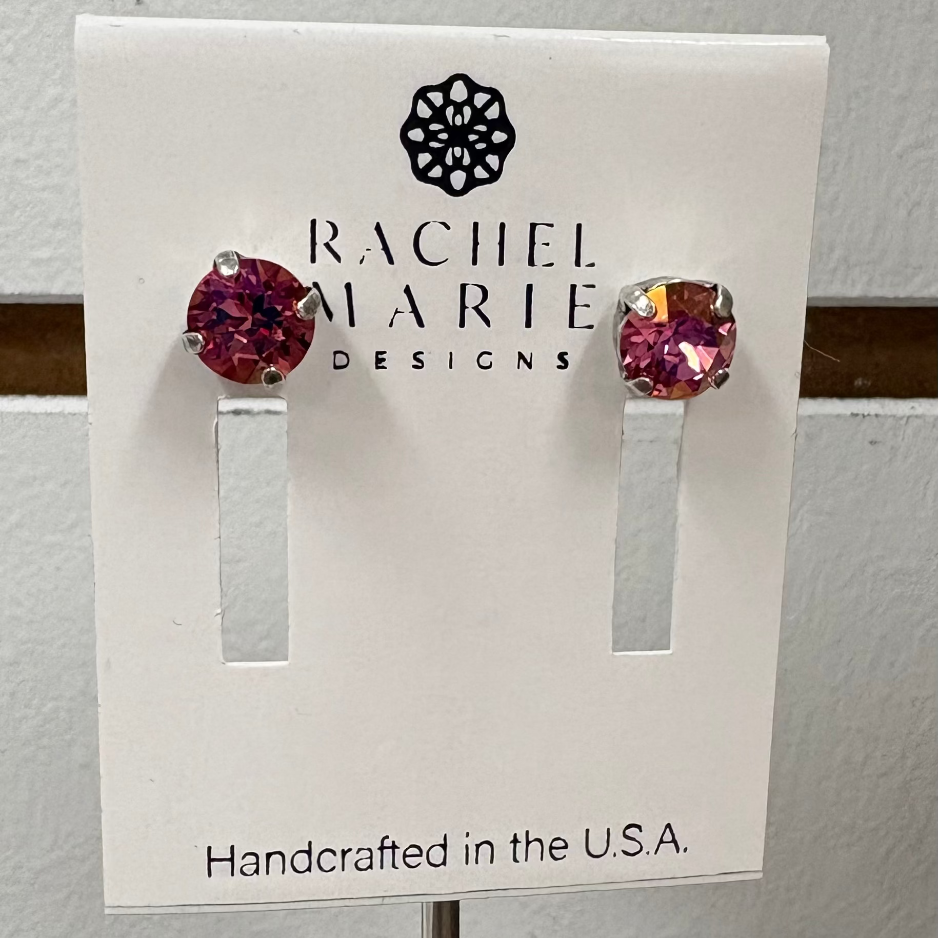 Jen Earrings Dark Rose