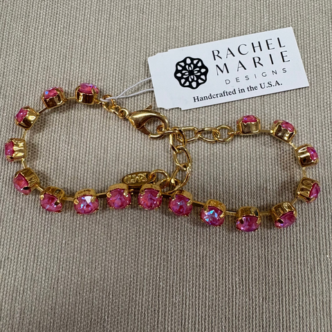Jane Gold Bracelet Lotus Pink