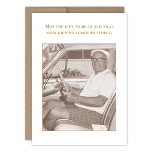 Terrifies People Card