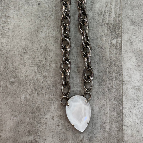 Cranston Necklace ElectricWhite