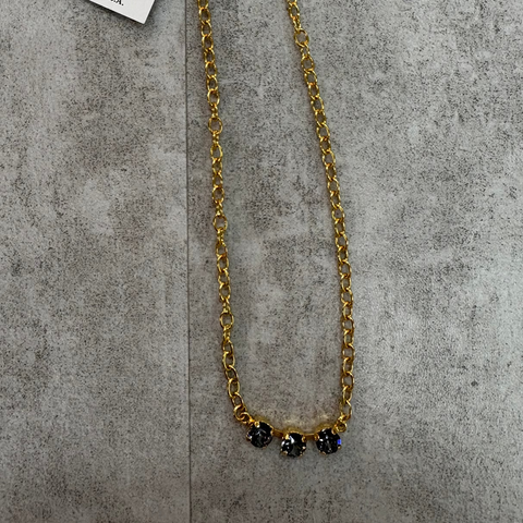 Mini Gabby Necklace SilverNight