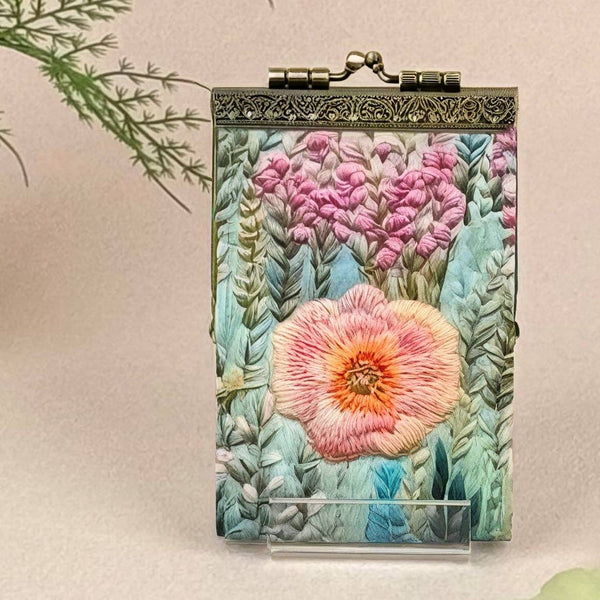 Floral Print Card Holder