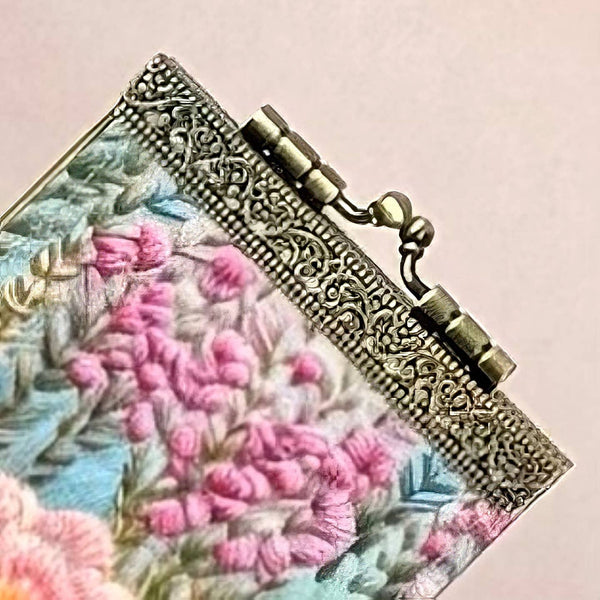 Floral Print Card Holder