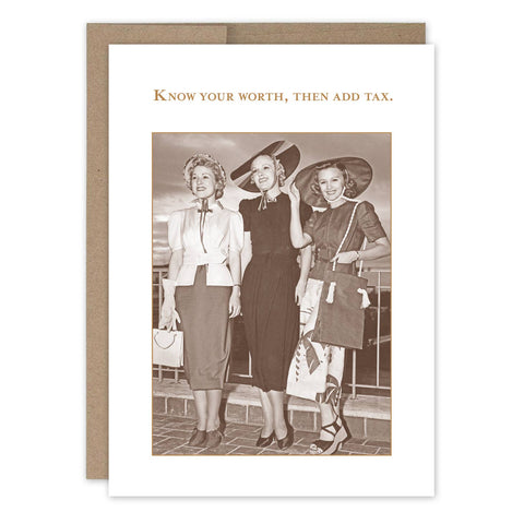Know Your Worth Card