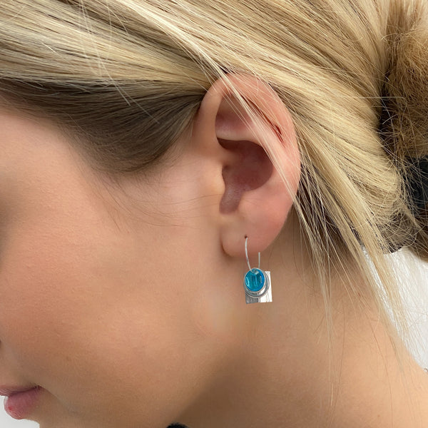 Interchangeable Silver Earrings