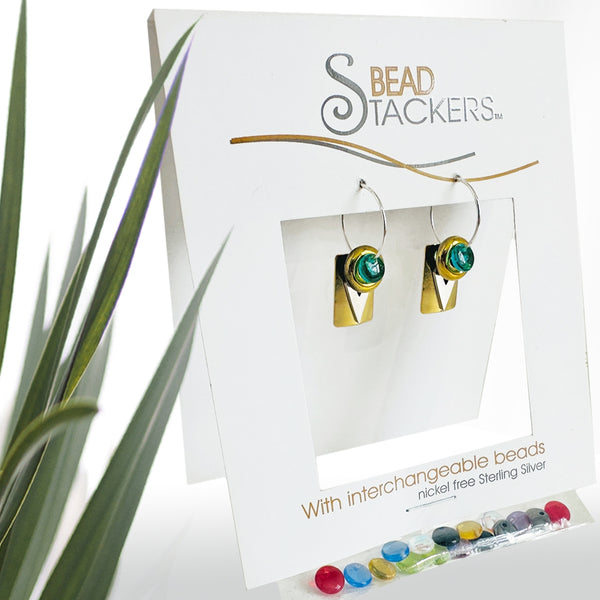 2 Tone Interchangeable Earrings