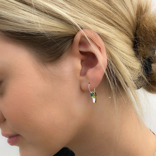 2 Tone Interchangeable Earrings