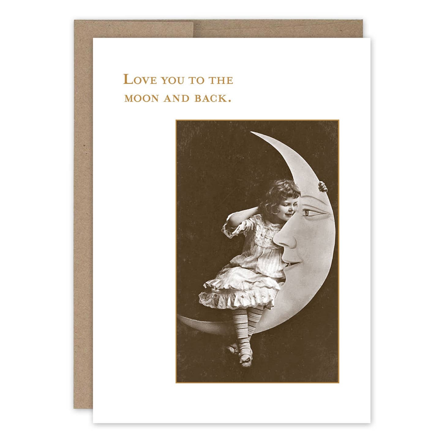 Moon And Back Card