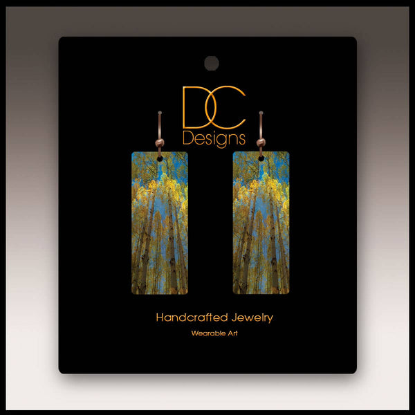 Green Trees Earrings