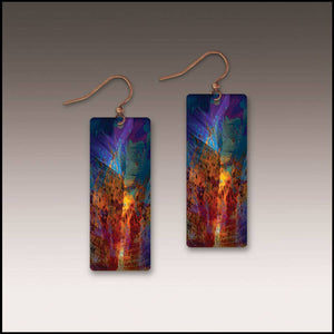 Autumn Rectangle Earrings