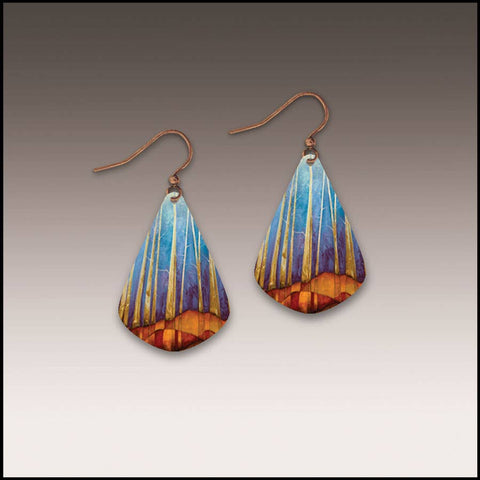 Tall Tree Drop Earrings