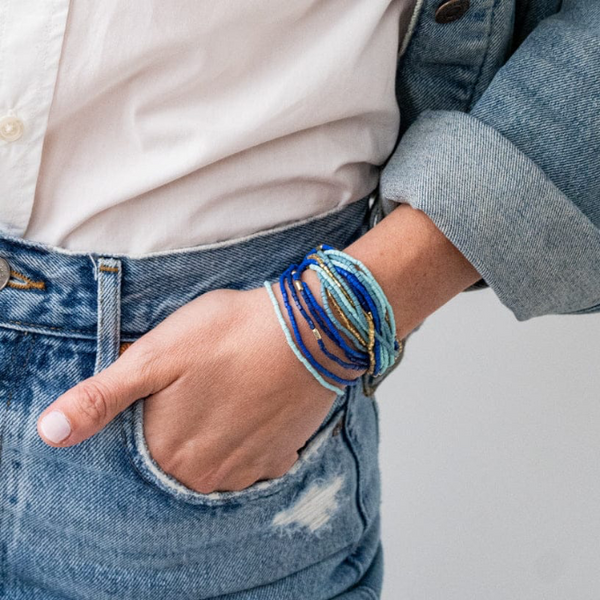 Chelsea Bracelet Set Blue