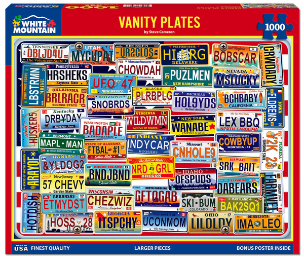 Vanity Plates Puzzle