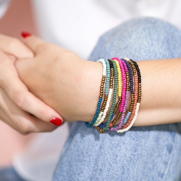 Goldie Beaded Bracelet Stack