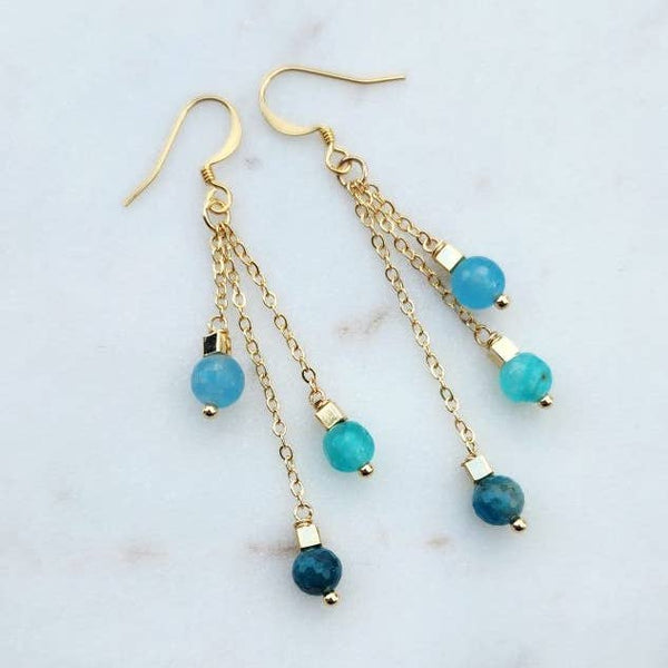 Blue Ombre Earrings