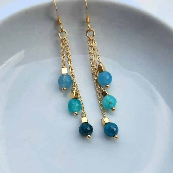 Blue Ombre Earrings