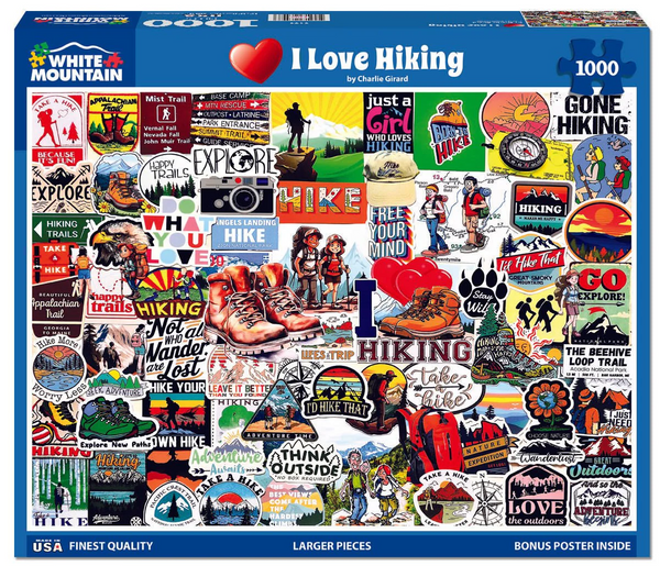 I Love Hiking Puzzle
