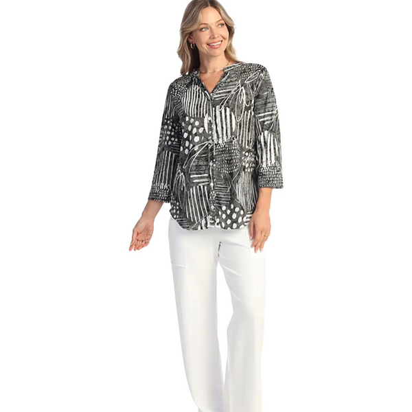 Zippy Button Down Top